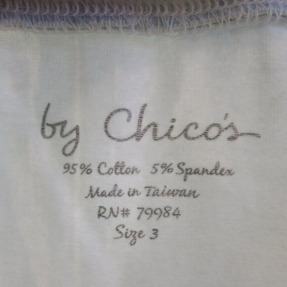 Chicos Rhinestone Butterfly Planet Earth Cotton Tee XL - Picture 2 of 16